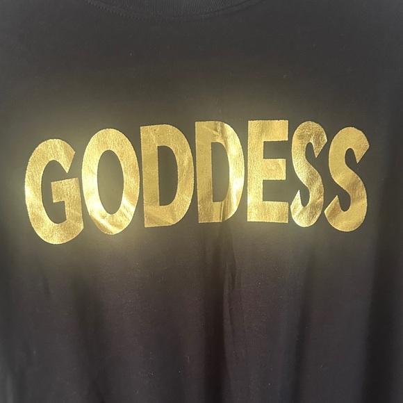 Goddess black custom tshirt - Picture 2 of 2